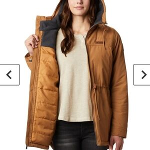 Womens Columbia Chatfield Hill Brown Jacket Size Large